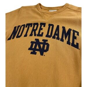 Champion Norte Dame Fighting Irish Gold Sweatshirt‎ Womens X-Small Reverse Weave